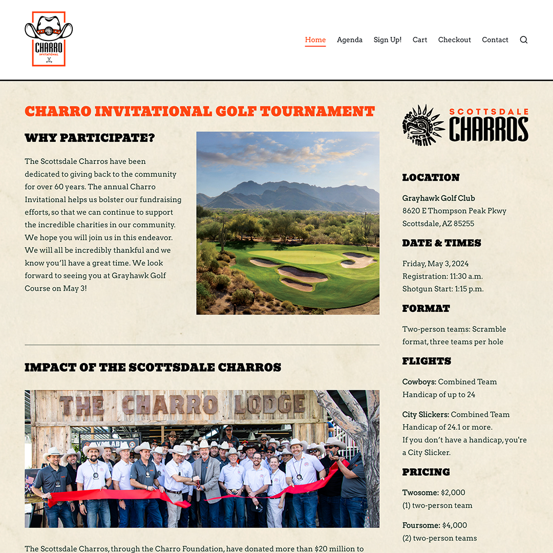 Charro Invitational Website