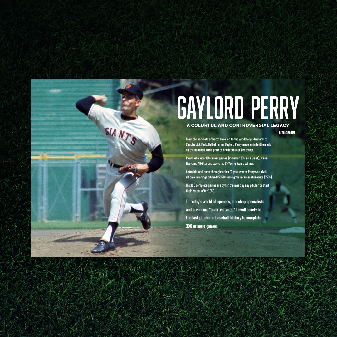 Giants Program - Gaylord Perry Spread