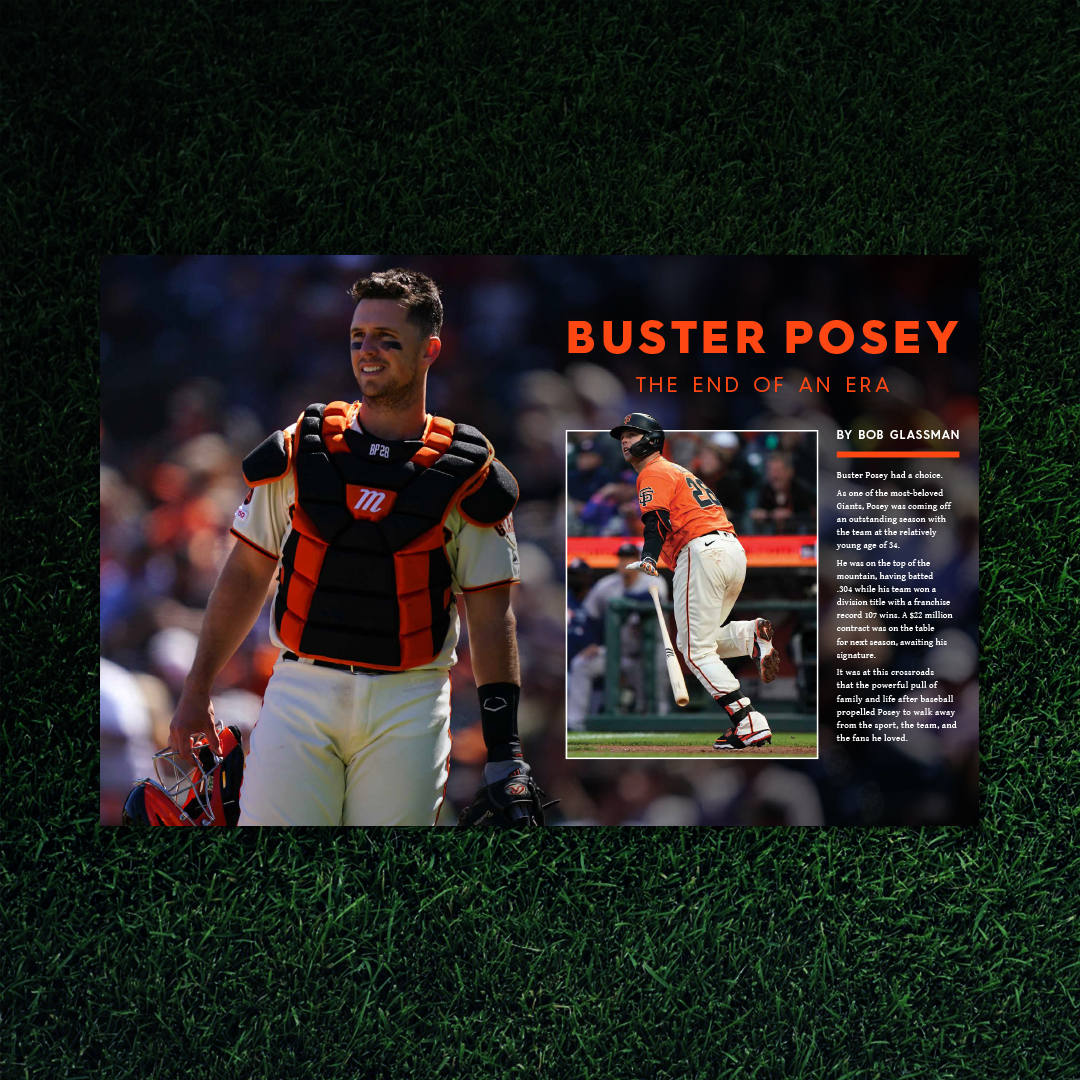 Giants Program - 2023 Buster Posey Spread