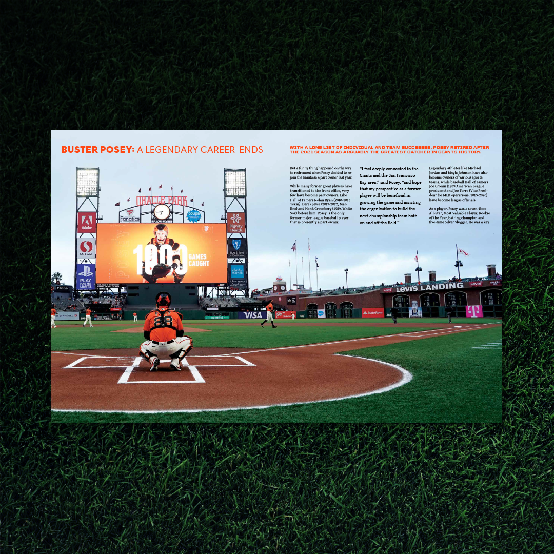 Giants Program - 2023 Buster Posey Spread