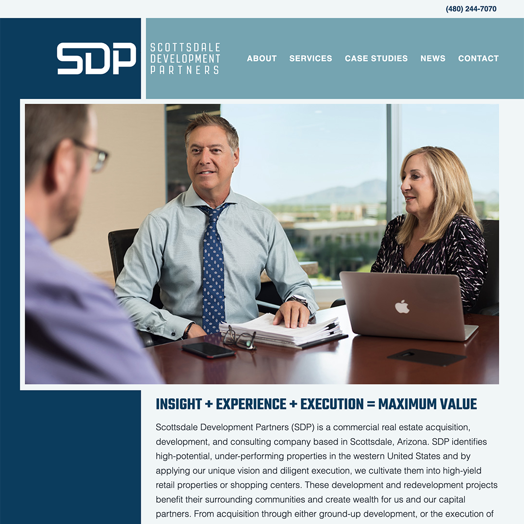 Scottsdale Development Partners Website