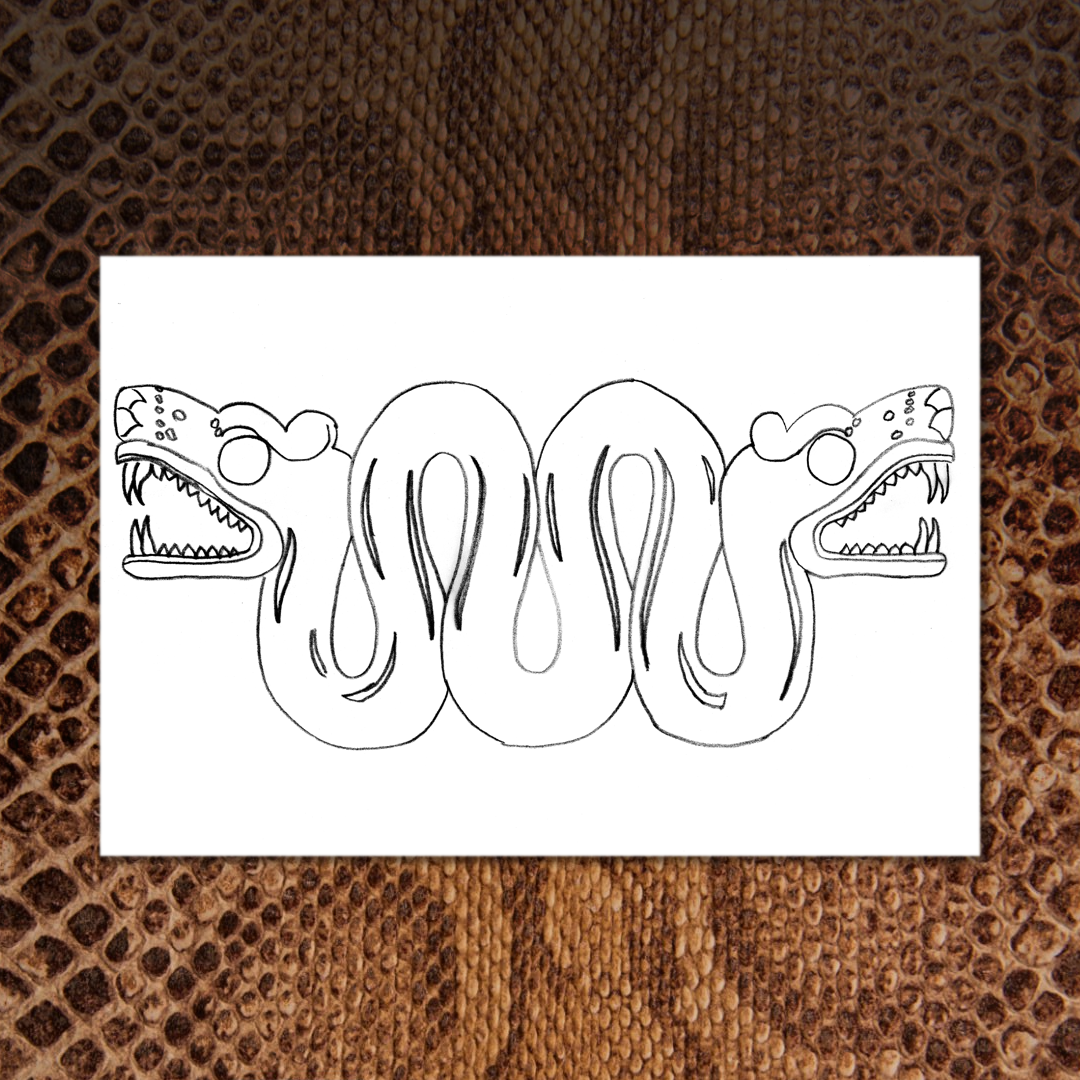 Serpent Poster - Outline